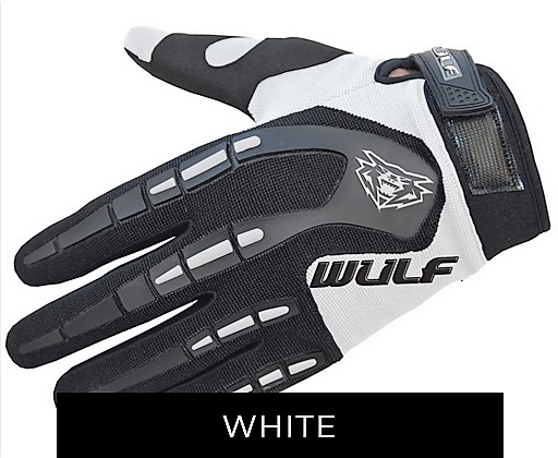 Wulfsport Plain Black/Red motocross Kids gloves size XS motorbike mx leisure MTB 