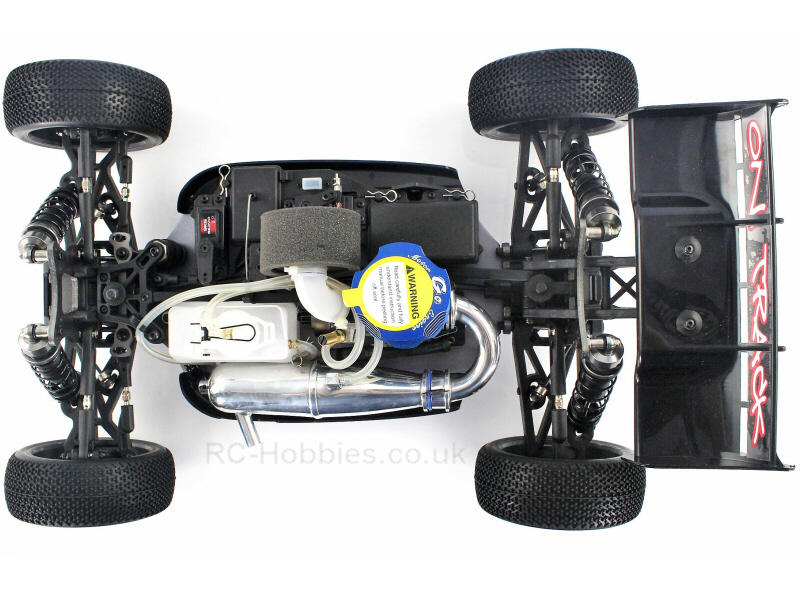 Himoto Racing Firestorm RC Nitro Buggy 1 8 Scale 4WD 2.4G N8XB Red RC Hobbies