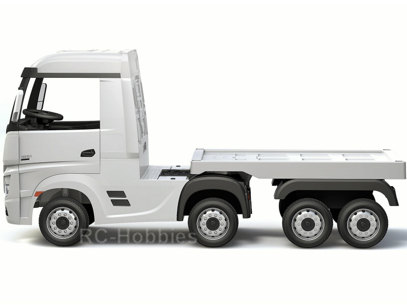 Ride On Fully Licenced Mercedes Benz Actros Truck 12v with Official Trailer