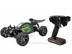 Himoto Racing Spino 1/18 Scale Electric 4WD RC Buggy 2.4G E18XB - Green - Image 4