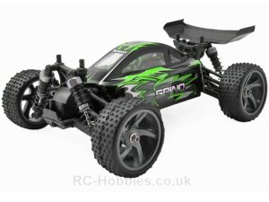 Himoto Racing Spino 1/18 Scale Electric 4WD RC Buggy 2.4G E18XB - Green